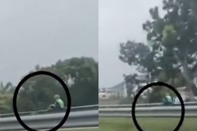 Viral, Video Ojek Online Masuk Jalan Tol Belmera, Kebut-kebutan hingga Lawan Arah