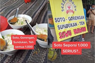 Viral, Soto di Madiun Semangkok Harganya Seribu Rupiah, Netizen Langsung Gercep