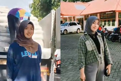 Gadis Cantik Ini Bekerja jadi Buruh Angkut Semen demi Bantu Orang Tua: Saya Tidak Malu