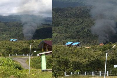 Merinding! KKB Bakar Sekolah di Pengunungan Bintang Papua