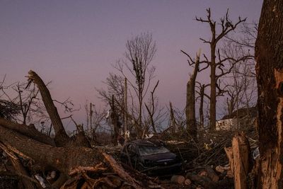 FOTO: Lebih Dari 100 Orang Tewas Akibat Tornado di Kentucky, Amerika Serikat