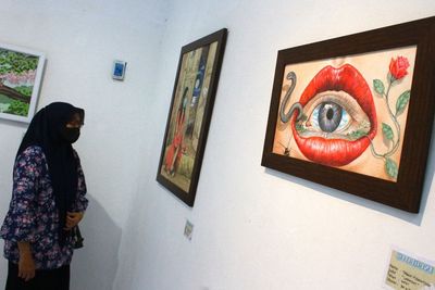 Pameran Seni Look Art On Earth, Berikut Foto-fotonya