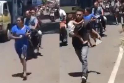 Mencekam, Masyarakat Berhamburan di Jalan, Kota Ende Diguncang Gempa hingga Air Laut Naik