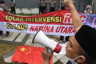 Aksi Tolak Intervensi China di Natuna, Berikut Foto-fotonya