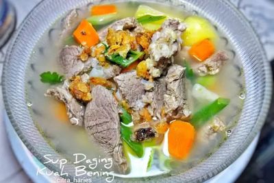 Cuaca Dingin Gini Enaknya Makan Menu Sop Daging Kuah Bening ala Jawa Buatan Sendiri