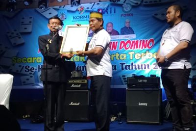 Kaltara Raih Rekor MURI Bermain Domino Serentak dan Terbanyak