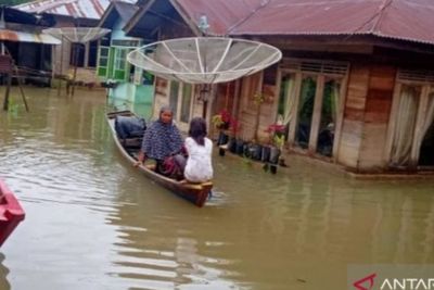 Sungai Batang Toru Tapsel Meluap, Sebagian Warga Terpaksa Mengungsi