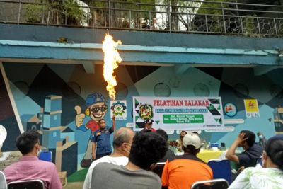 Antisipasi Bencana, Warga Kampung Sejahtera Ikuti Kegiatan Balakar