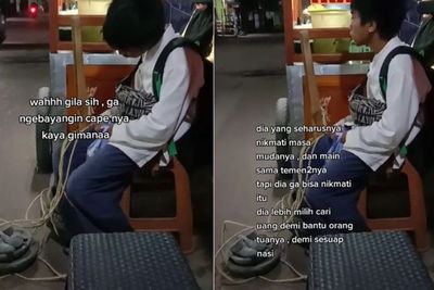 Video Pilu Bocah Penjual Ulekan Termenung di Pinggir Jalan, Bikin Netizen Tertampar