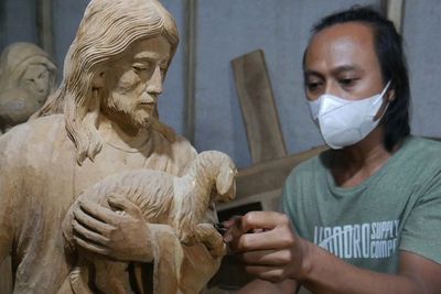 Kerajinan Patung Rohani di Jepara, Berikut Foto-fotonya