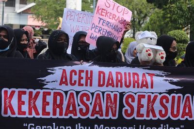 Unjuk Rasa Gerakan Ibu Mencari Keadilan di Aceh, Berikut Foto-fotonya