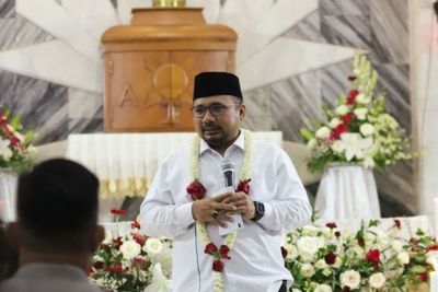 Di Momen Natal Tahun Ini, Menag Yaqut Ajak Umat Memperkuat Persaudaraan