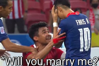 Banjir Meme Asnawi Saat Ledek Kegagalan Penalti Singapura