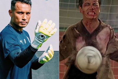 Respect! Aksi Kiper Singapura Hassan Sunny Trending Topic, Bagai Kiper Shaolin Soccer