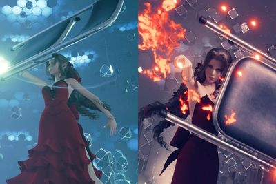 Mod Final Fantasy VII Remake Ini Gantikan Senjata Aerith Menjadi Kursi Lipat!