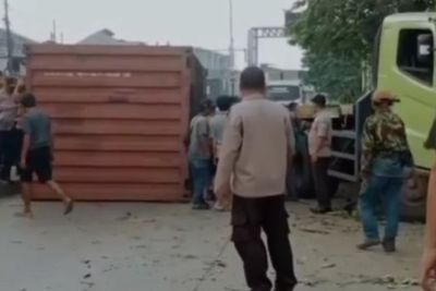 Viral! Kontainer di Cikarang Senggol Pemulung Hingga Tewas, Begini Kronologinya