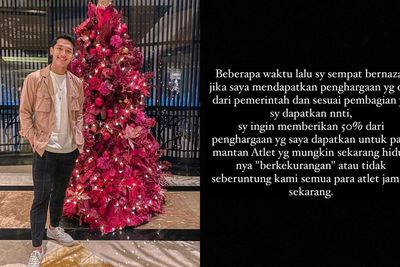 Jonatan Christie Tunaikan Nazar Mulia Usai Mendapat Bonus Piala Thomas 2020