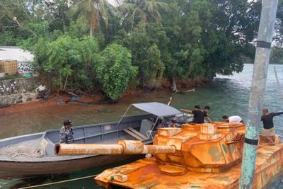 TNI AL Selidiki Benda Mirip Tank di Perairan Bintan yang Ditemukan Oleh Nelayan