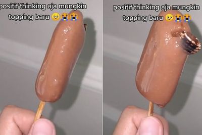 Hiii, Wanita Ini Temukan Potongan Tubuh Kecoa saat Makan Es Krim, Bikin Mual