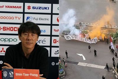 Timnas Pulang ke Indonesia, Shin Tae-yong Terkejut atas Sambutan Suporter: Terima Kasih!