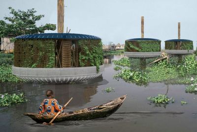 Melihat Puffer Village di Danau Ganvie, Rumah Aquaponic yang Terinspirasi dari Ikan Buntal