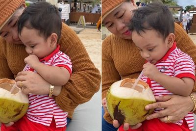 Gala Kegirangan saat Liburan di Bali Bareng Oma Opa: Badannya Lebih Berisi