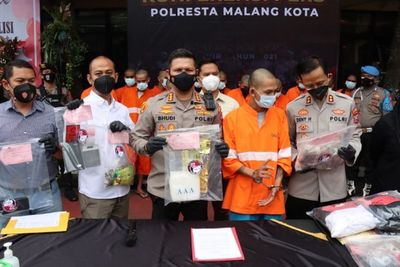Tangkap Kurir di Malang, Polisi Berhasil Sita 2,6 Kg Narkotika