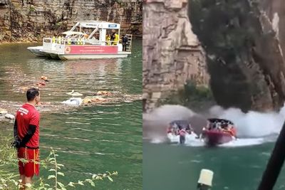 Wisata Air Terjun di Brazil Berujung Maut, 7 Orang Tewas Tertimpa Batu Raksasa yang Runtuh