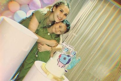 Pakai Tema Squid Game, Ayu Ting Ting Gelar Pesta Ulang Tahun Bilqis ke-8