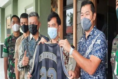 Klub Basket bentukan Gading Martin, West Bandits disambut baik Gibran di Solo