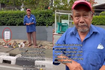 Kisah Haru Pak Sutrisno, Minta Dicarikan Kerja dan Menolak Bantuan Cuma-Cuma