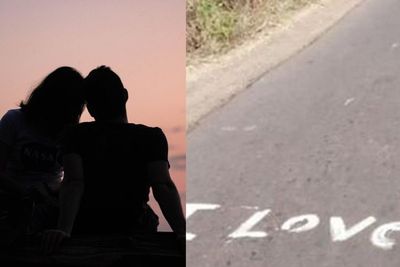 Bak Film Bollywood, Pria Ini Ungkap Cinta dengan Cara Unik, Tulis Surat Tapi Tak di Kertas