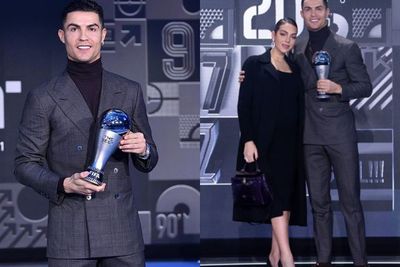 Terima Penghargaan Khusus FIFA 2021, Ronaldo Sebut Kekasihnya Istri, sudah Nikah?