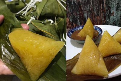 Mengenal Ki Cang, Kue Kenyal Khas Imlek yang Dibungkus Daun Bambu