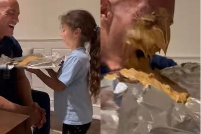 Momen Menggemaskan Dwayne Johnson Diprank Putrinya, Tak Marah dan Tetap Ketawa