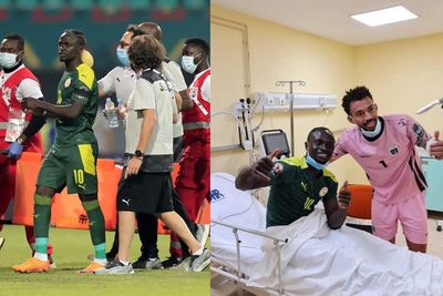Piala Afrika 2021: Tabrakan Kepala dengan Kiper Lawan, Sadio Mane Masuk Rumah Sakit