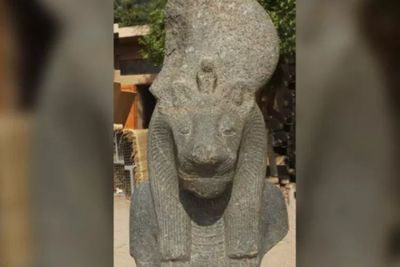 Miliki Kepala Mirip Luwak, Dua Patung Sphinx Kolosal Milik Firaun Amenhotep III Ditemukan