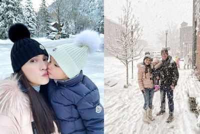 Intip Momen Shandy Aulia dan Anak Main Salju di Aspen Colorado