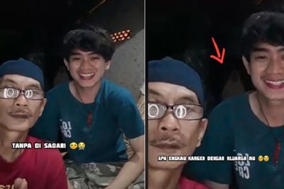Sedang Live Bareng Ayahnya, Pria Ini Rekam Sosok yang Telah Meninggal Dunia