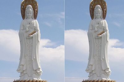Daya Magis Guan Yin of Nanshan, Patung Dewi Kwan Im Setinggi 108 Meter di China