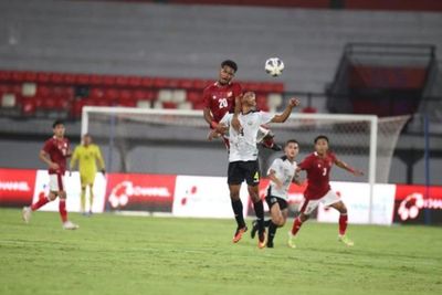 Hasil Laga Uji Coba Indonesia VS Timor Leste: Garuda Menang 4-1