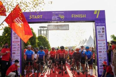 Ratusan Pesepeda Ramaikan the TX Tondano Manado Road Bike Challenge 2021