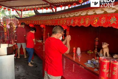 Tahun Baru Imlek, Begini Situasi di Wihara Dharma Bhakti Petak Sembilan