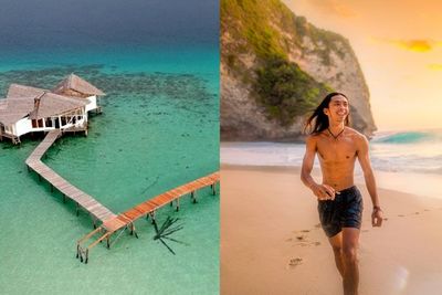Seleb TikTok Ini Perlihatkan Indahnya Sunset di Pulo Cinta Gorontalo