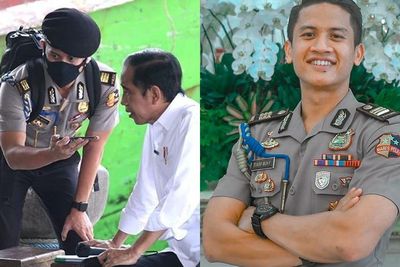 Sosok AKP Syarif M Fitriansyah, Polisi Ganteng Asisten Ajudan Jokowi, Cerdas & Masih Muda