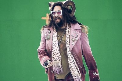 Penampilan Bertanduk Jason Momoa Bikin Penggemar Penasaran Apa Perannya di Slumberland