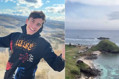 Tiba di Lombok, Marc Marquez Perlihatkan Keindahan Sirkuit Mandalika dari Atas Bukit