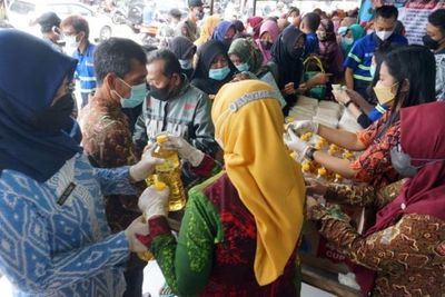Atasai Kelangkaan Minyak Goreng, Pemkab Sergai Gelar Pasar Murah
