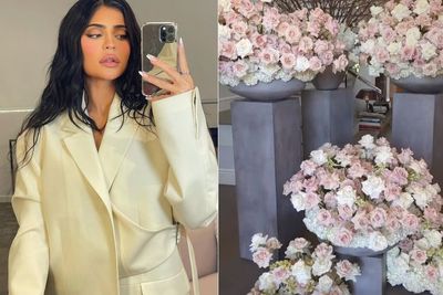 Rayakan Hari Valentine, Kylie Jenner Dapat Ratusan Bunga Mawar dari Travis Scott