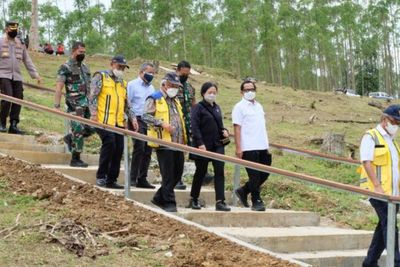 Tinjau Lokasi Ibu Kota Baru, Puan Ingin IKN Nusantara Jadi Wajah Kemajuan Indonesia